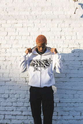 HIP HOP LETTER PRINT HOODIE