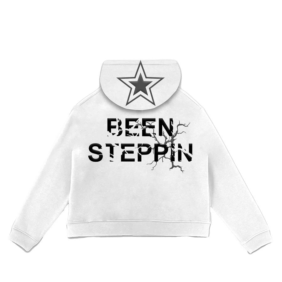 HIP HOP LETTER PRINT HOODIE