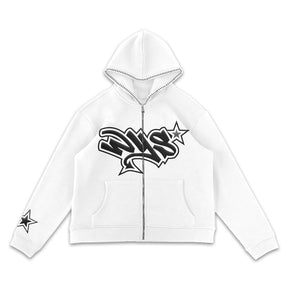 HIP HOP LETTER PRINT HOODIE