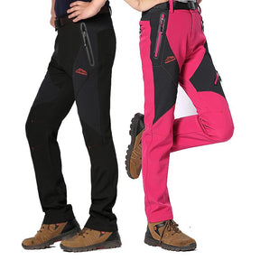 Essential for Autumn and Winter: Fleece-lined Windproof and Waterproof Outdoor Pants