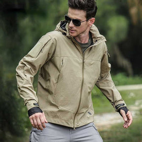 UNISEX LIGHTWEIGHT MULTIFUNCTION SOFTSHELL WATERPROOF JACKET （ 50% OFF + FREE SHIPPING ENDS TONIGHT )