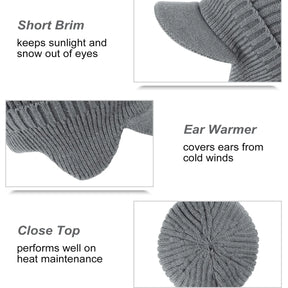 Fleece-lined Elastic Warm Ear Protection Knitted Hat ( FREE SHIPPING, ENDS TONIGHT )