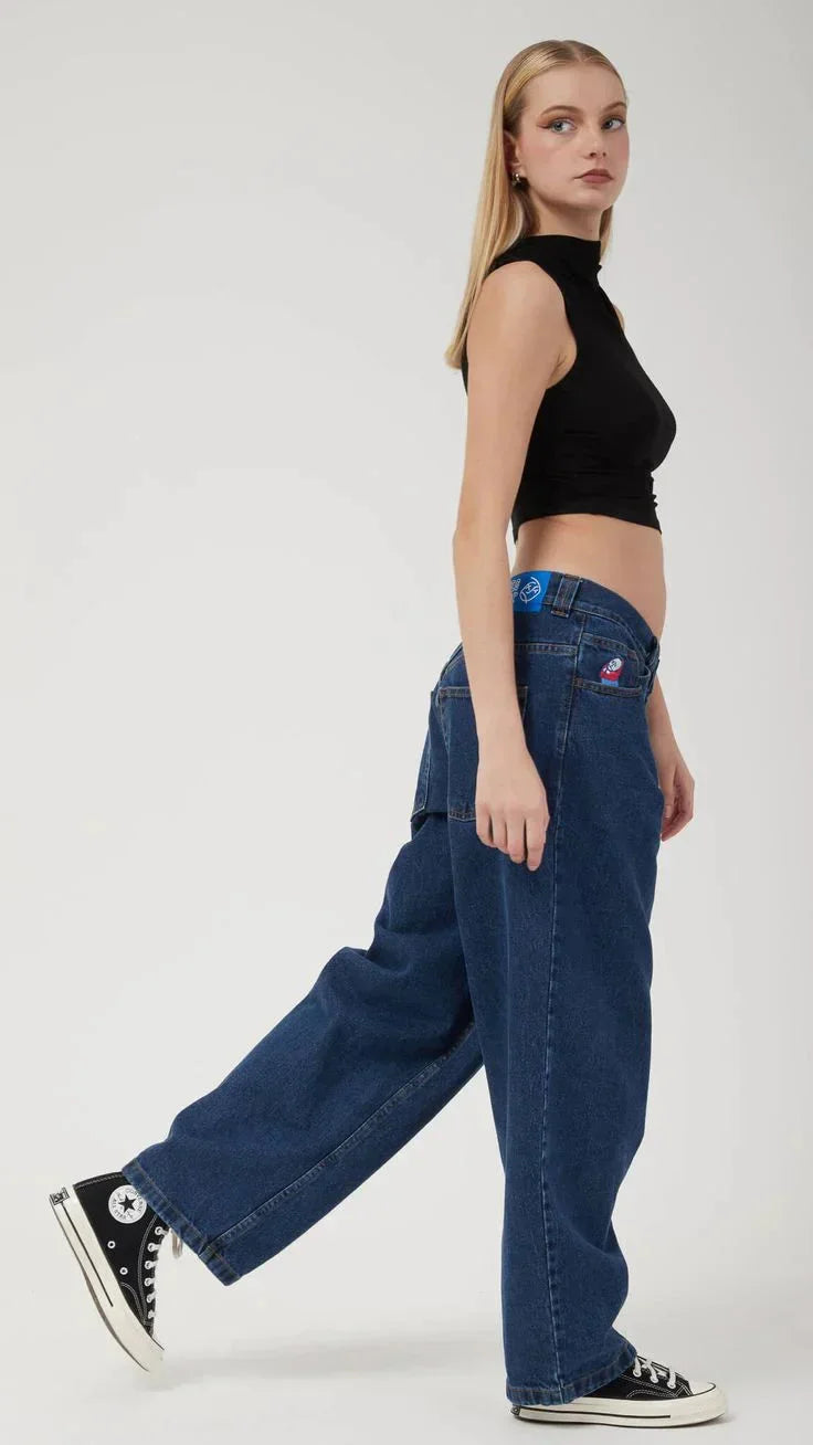 Y2K Oversized Harajuku Embroidered Baggy Jeans