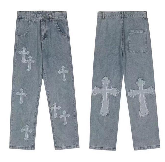 Fashion Pants Crossover Jeans