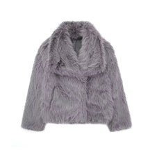 Stylish fur coat