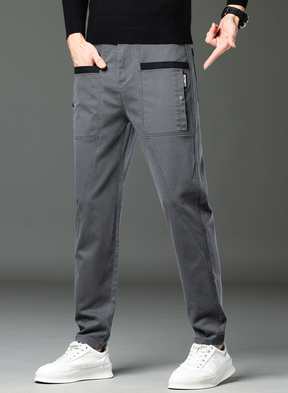 Men's relaxed straight-leg pants