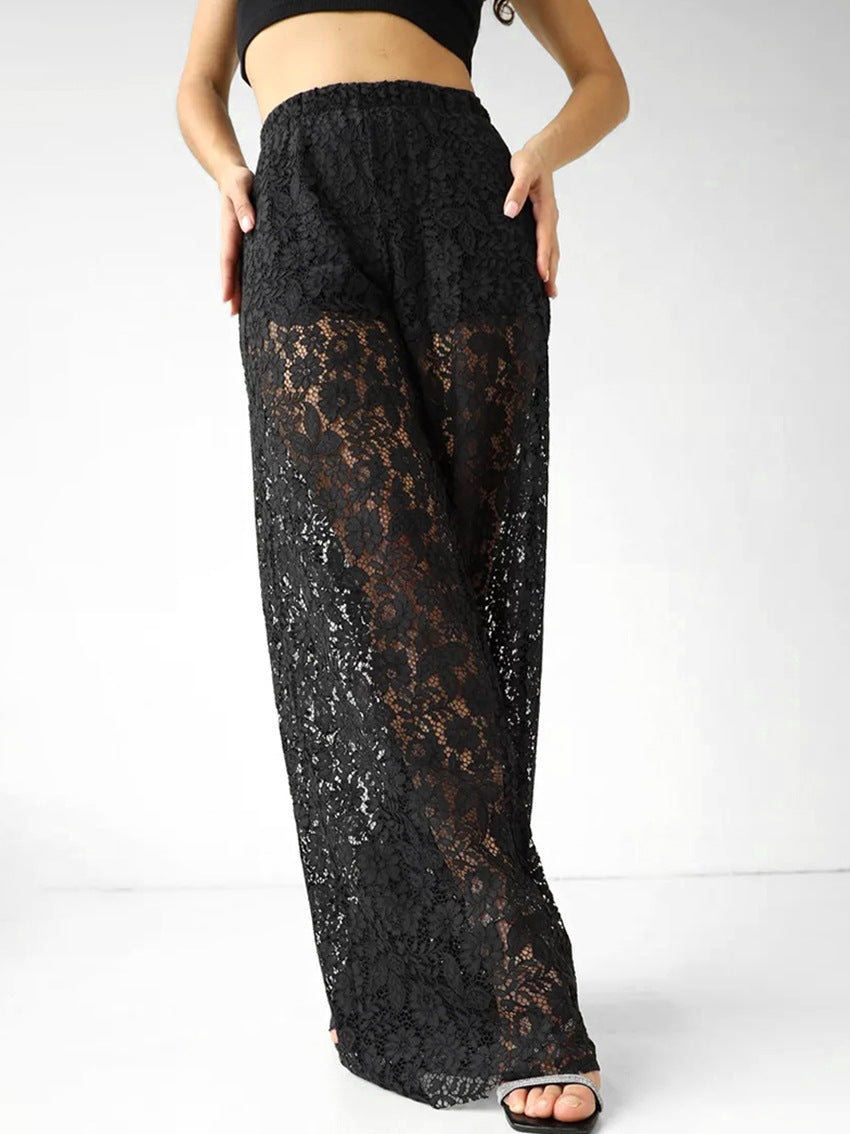 Marla lace pants - Black