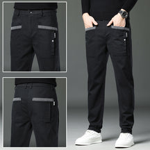 Men's relaxed straight-leg pants