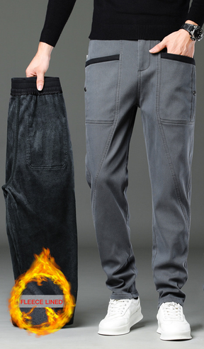 Men's relaxed straight-leg pants