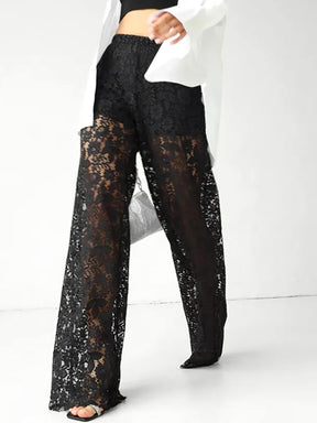 Marla lace pants - Black