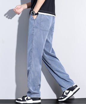 Viral Elastic Waist Vintage Jeans