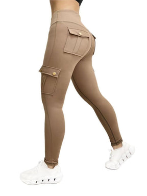 Slim-fitting, For yoga, sports, running skinny cargo pants