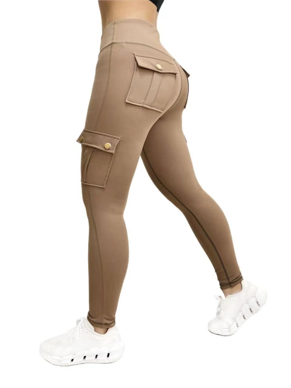 Slim-fitting, For yoga, sports, running skinny cargo pants