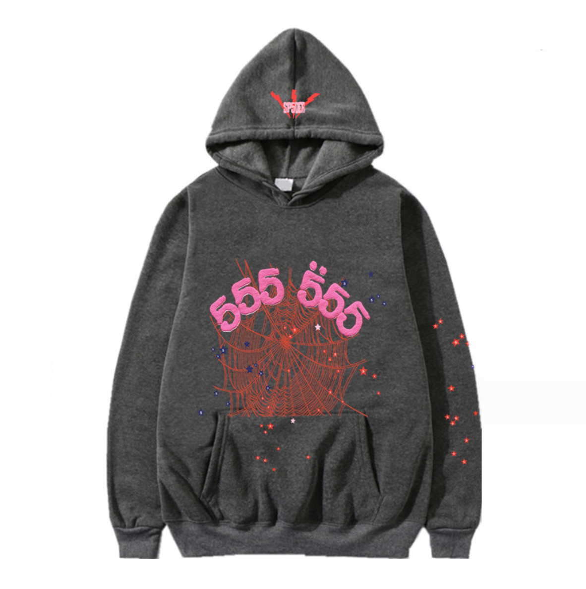 Spider web casual street sports hoodie