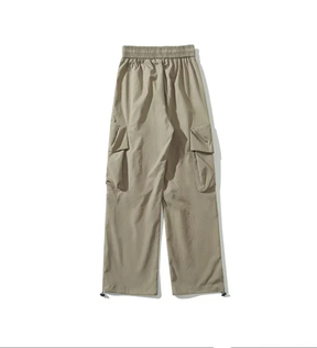 VIBE outdoor functional loose-fitting cargo pants with cuffed ankles