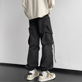 VIBE outdoor functional loose-fitting cargo pants with cuffed ankles