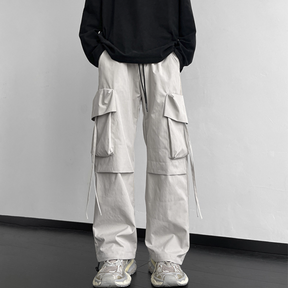 VIBE outdoor functional loose-fitting cargo pants with cuffed ankles