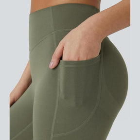 High Waisted Butt Lifting Tummy Control Side Pocket Shaping Training UltraSculpt Leggings